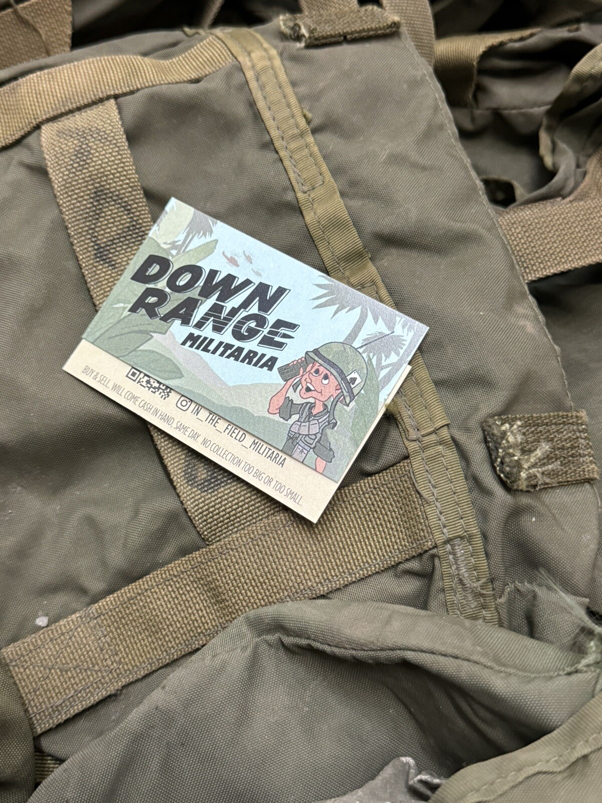 U.S. Nylon Buttpack 1980’s - 1990’s - Condition Grade C