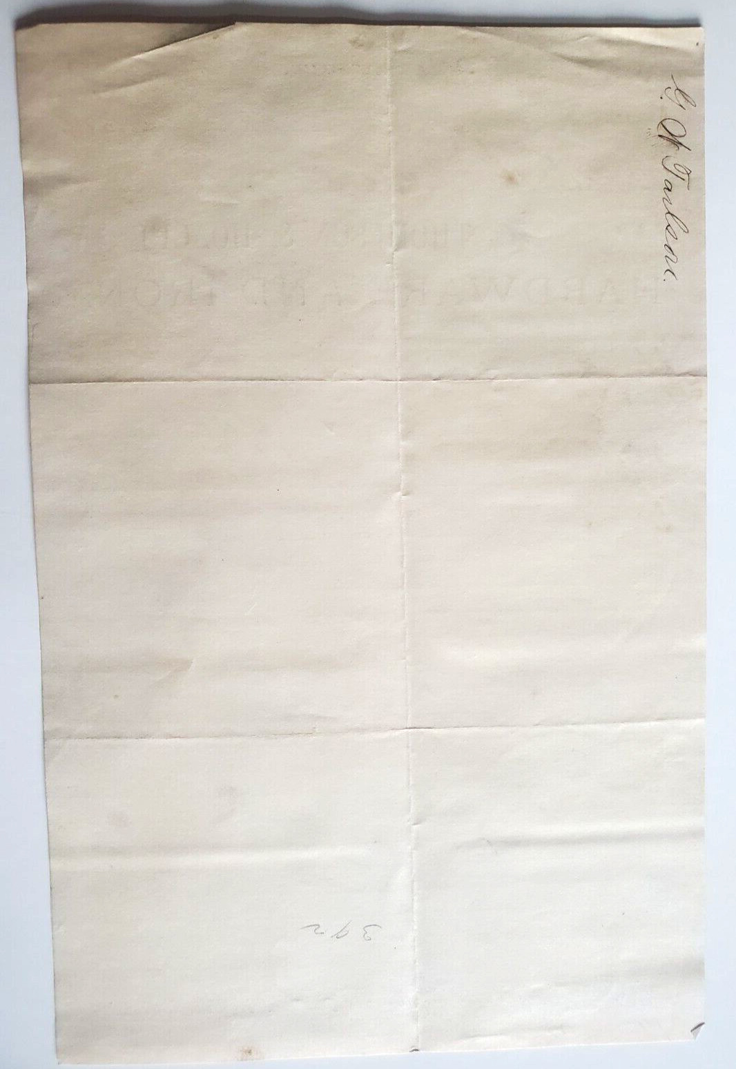 1898 Invoice, Thompson & Hoagle, Hardware & Iron, Concord, New Hampshire