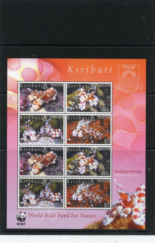 Kiribati 2005 Fish Shrimp Scott# 878a Mint LH