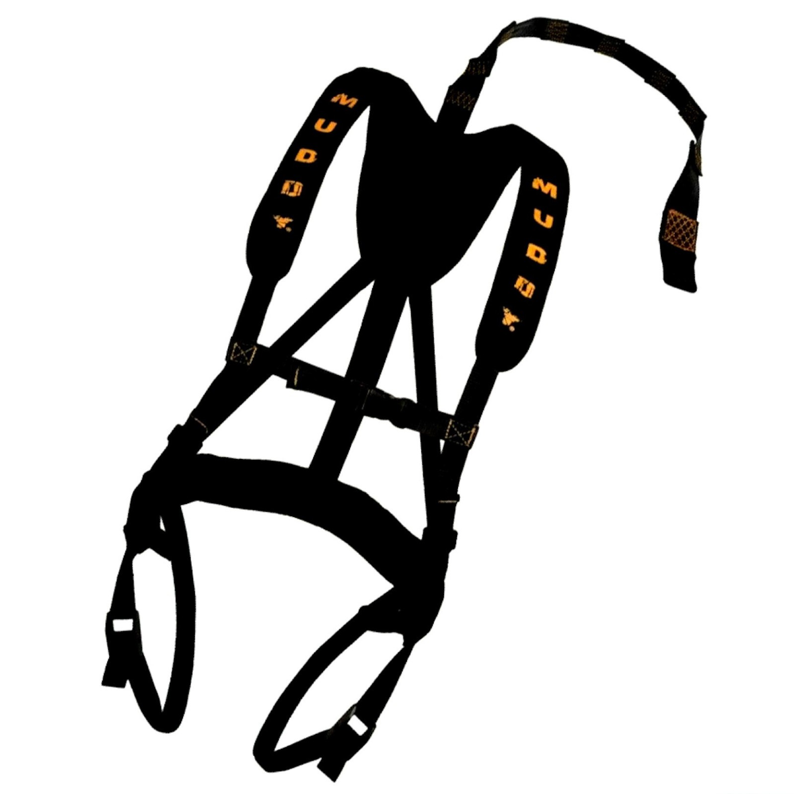 MUDDY MAGNUM PRO TREE STAND SAFETY HARNESS w/BELT-TREE& SUSPENSION RELIEF STRAPS