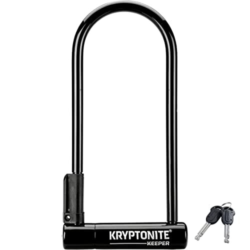 Kryptonite Keeper U-Lock - 4 x 10" Keyed Includes Bracket Black