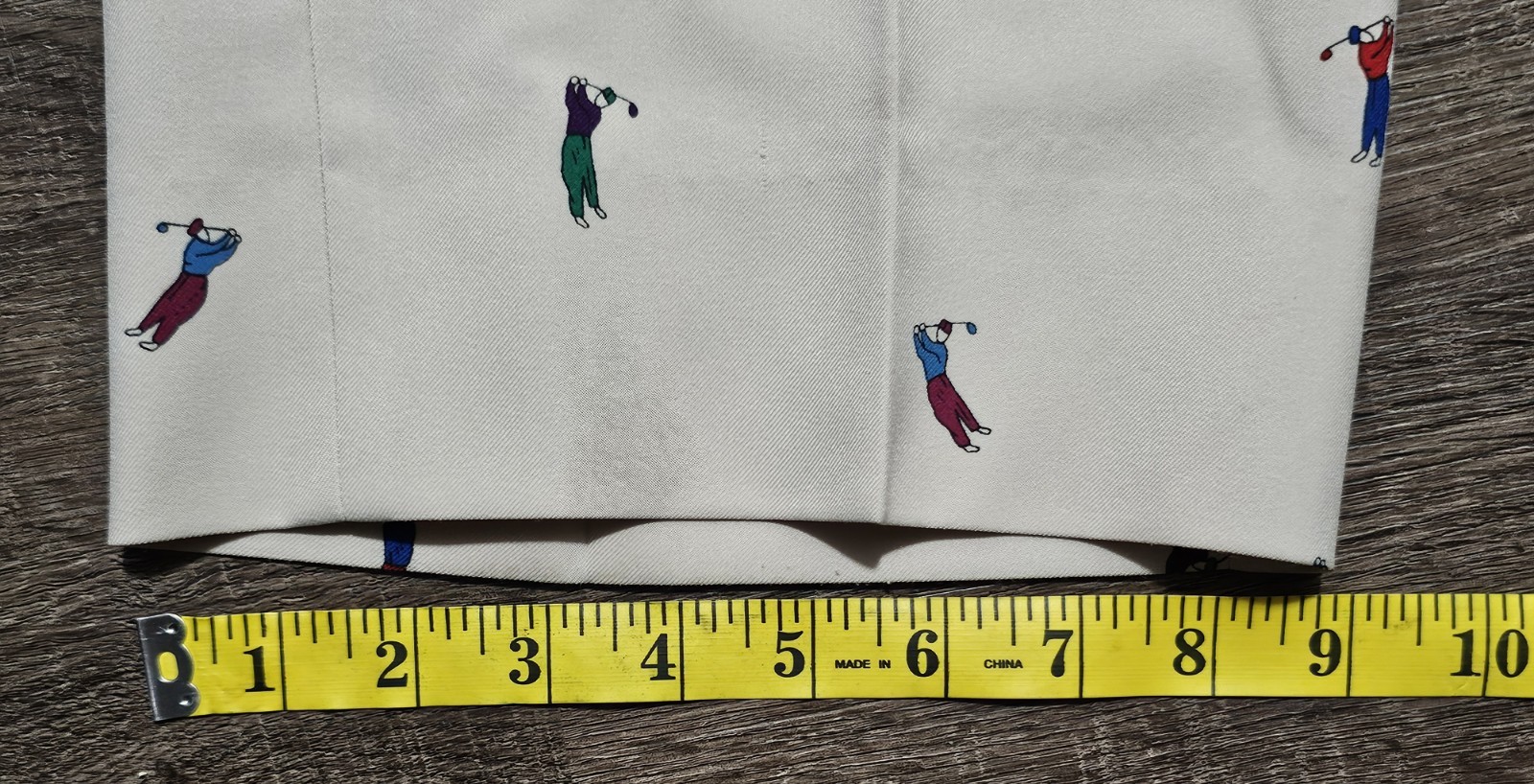 Vintage Sansabelt Golf Pants • Mens 32x32 • Light Beige • AOP • Jaymar Roby Inc.