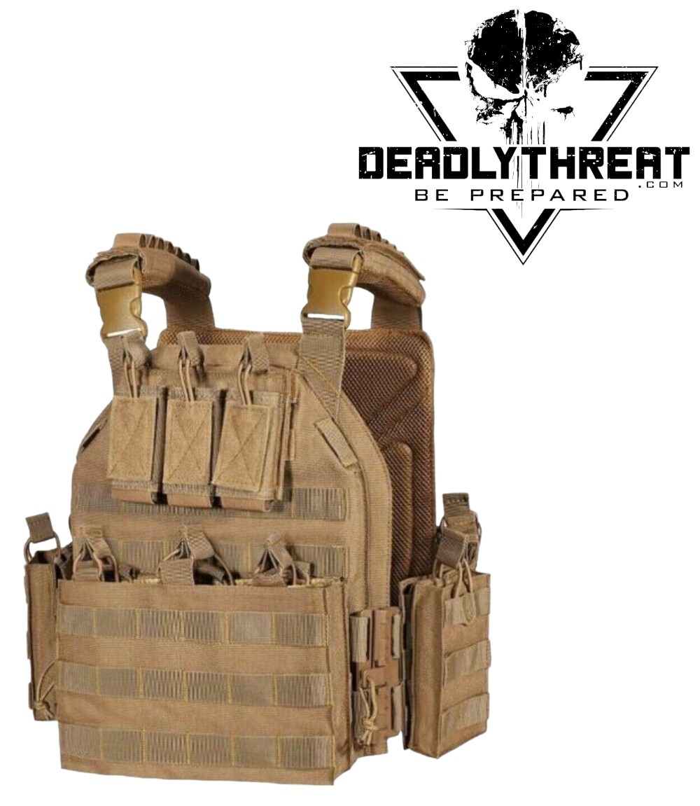 Urban Assault Desert Fox Tactical Vest Plate Carrier