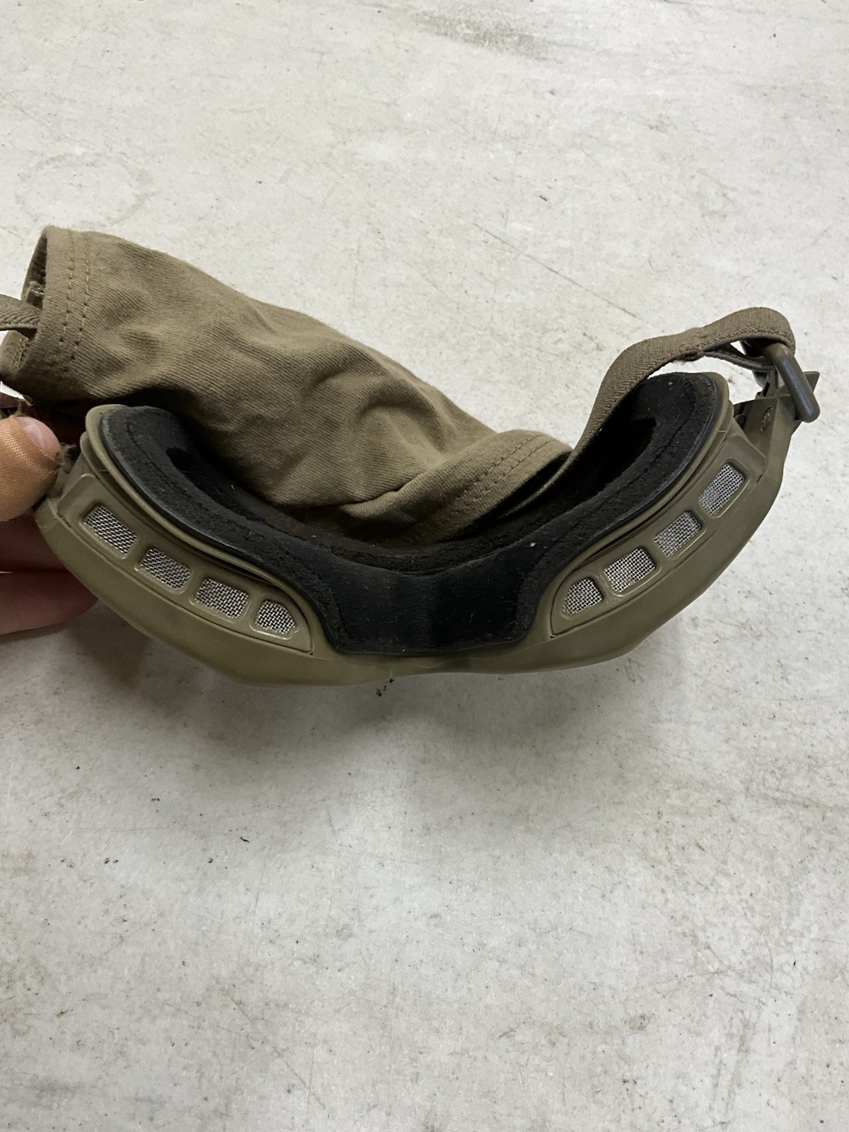 USGI Wiley X Spear Goggles with Cover Smoke Lens Coyote Color