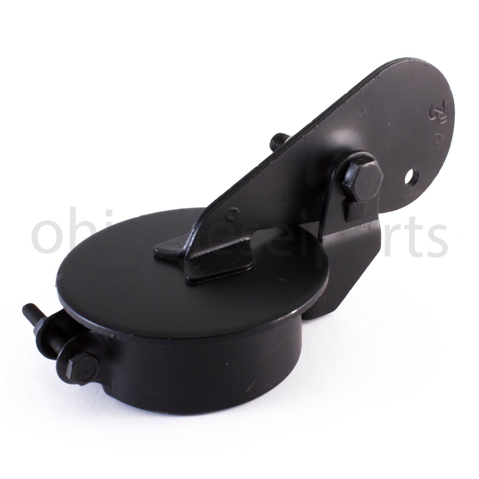 3 Inch Tractor Exhaust Silencer Weather Flap Rain Cap Muffler Cover 3" (Black)