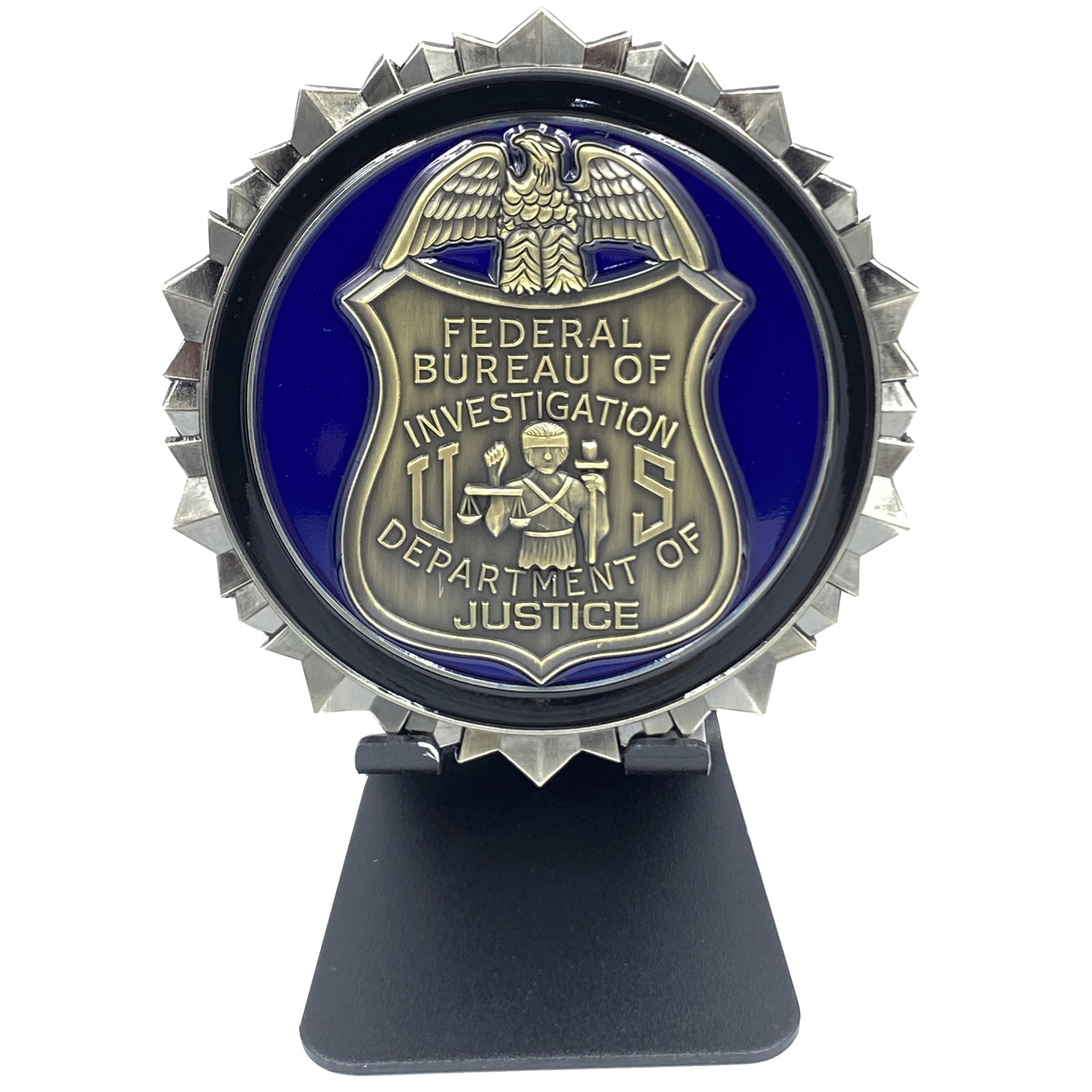 EL9-005 FBI Challenge Coin Special Agent Intel Analyst Federal Thin Blue Line