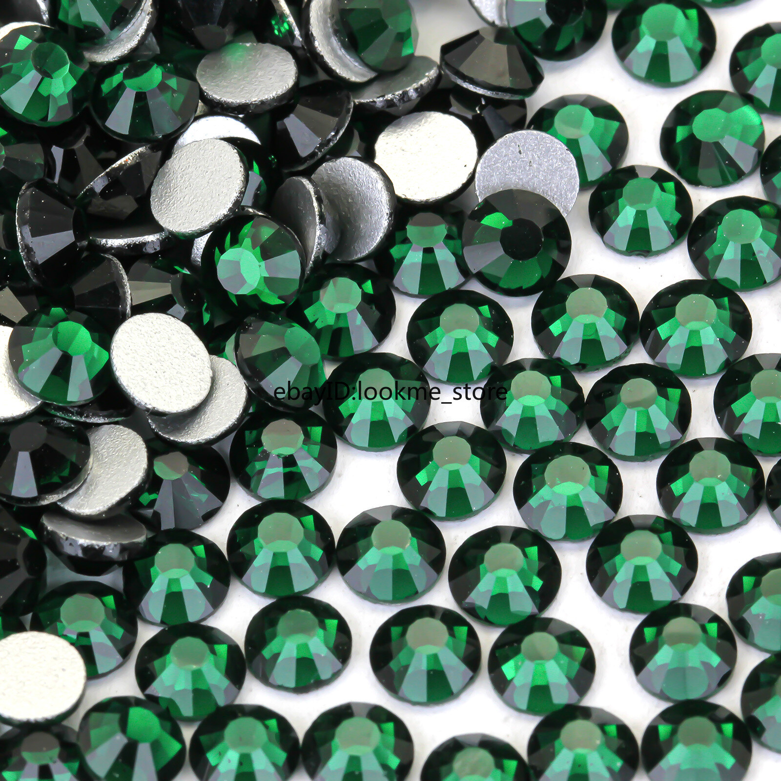 Non Hotfix Crystal Glass Rhinestones Flatback Nail Art Gems 3D Glitter Art Deco