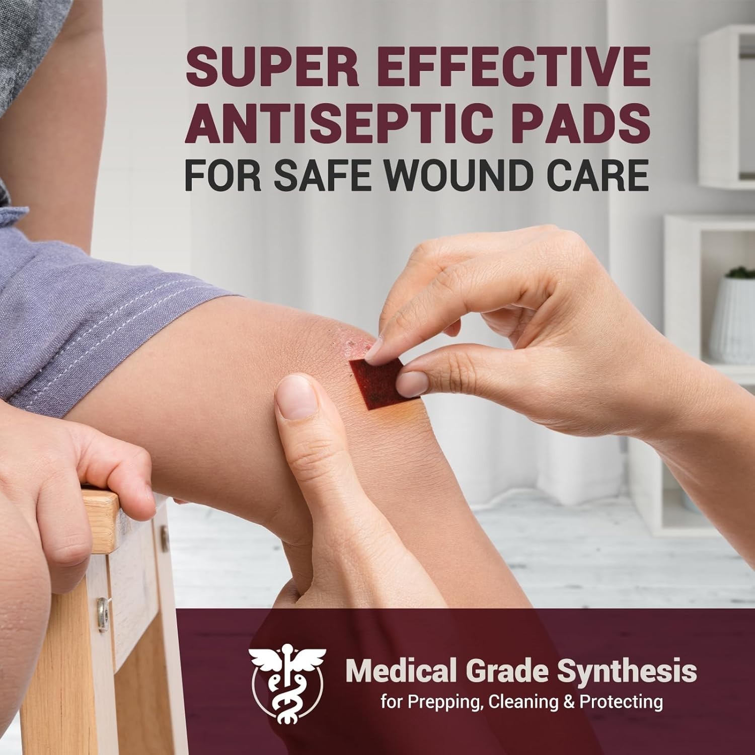 MED PRIDE Povidone Iodine Prep Pads 10% – 1000 Ct Case | Antiseptic Wipes