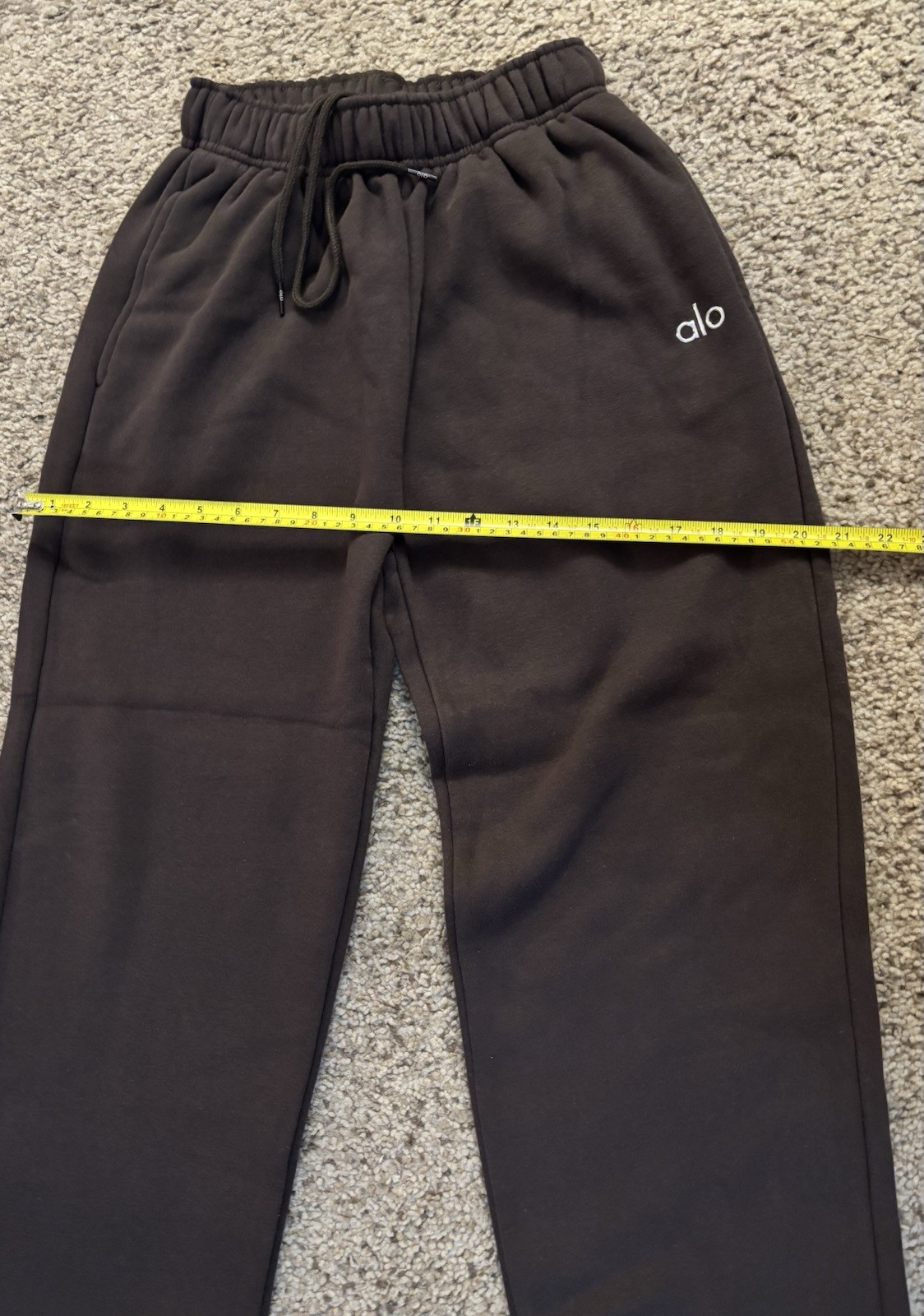 Alo Yoga Accolade Sweatpants Espresso Size Extra Small XS