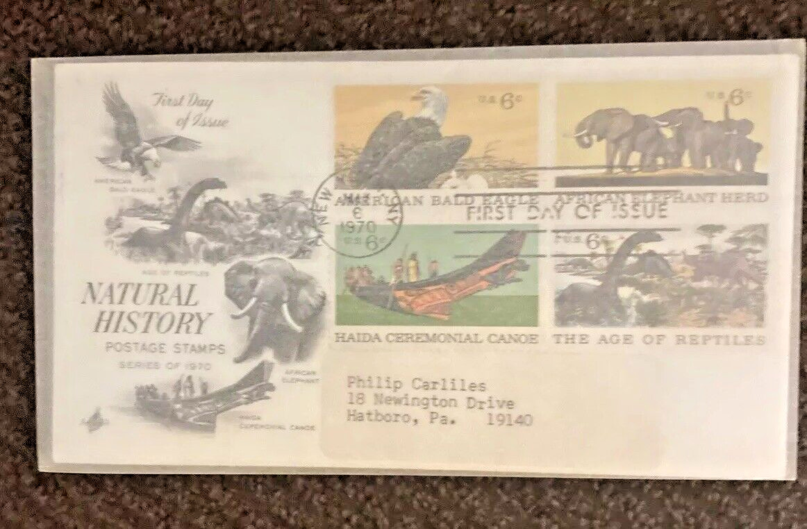 Lot Of Wildlife, Waterfowl, Botanical & Natural History First Day Covers 1968-71