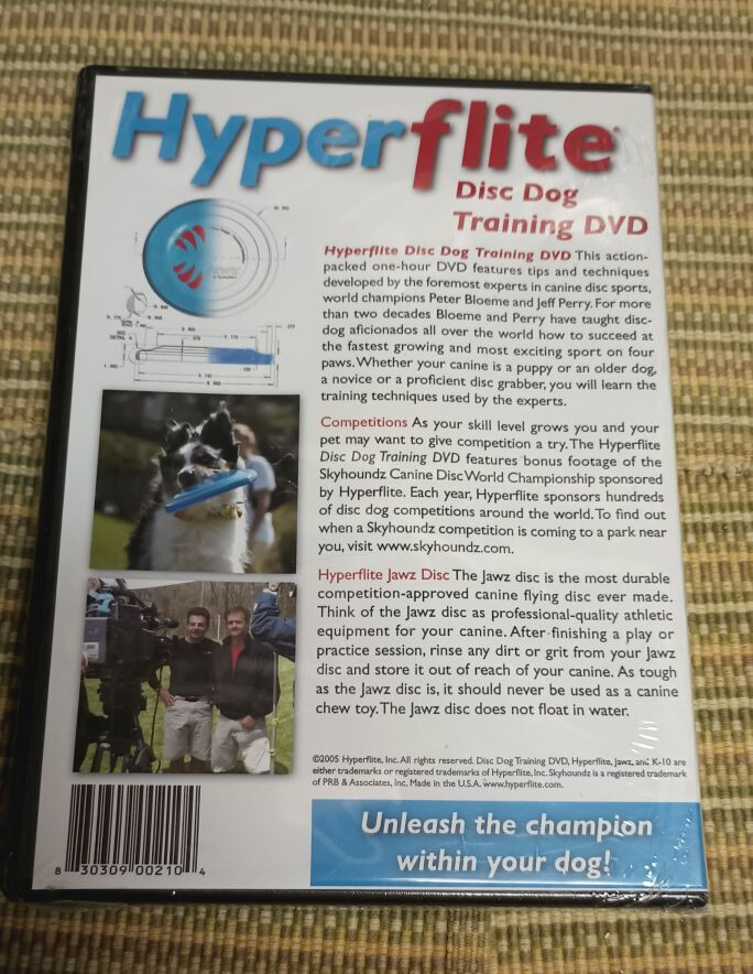 Disc Dogs Frisbee Catching Retrieving Training DVD BRAND NEW - SEALED