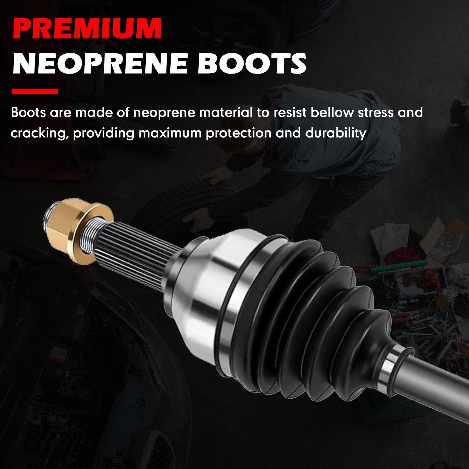 Front Left Right CV Axles AWD For Nissan Rogue 2008-2013 Rogue Select 2014 2015