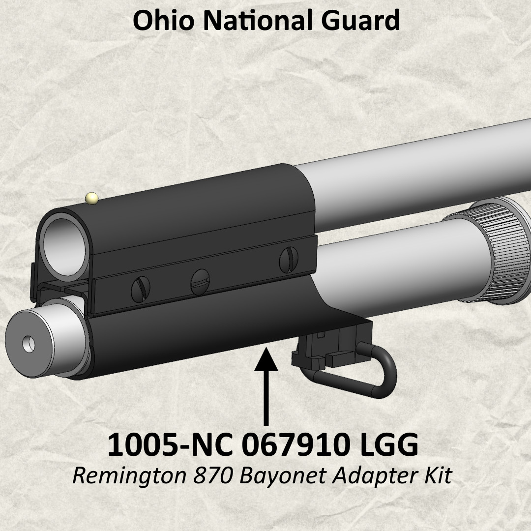 Remington 870 - Bayonet Adapter (Ohio National Guard version) - reproduction