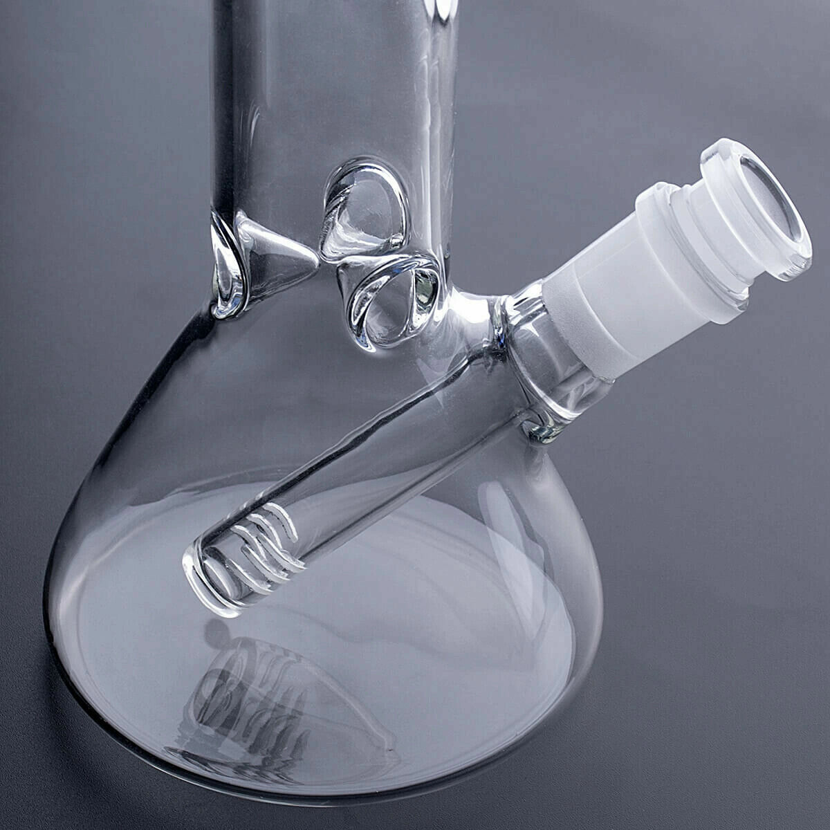 4-Pack 2.5 inch (Full Length: 3.8 Inch) Glass Downstem (18mm x14mm)