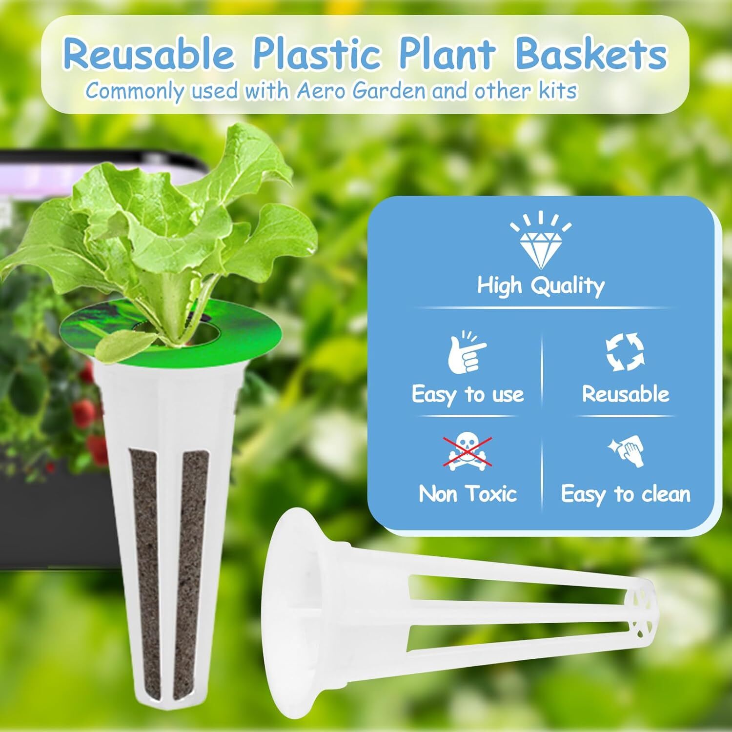 121pcs Hydroponic Pods Kit, Seed Pods Kit for Aerogarden,Grow Anything Kit