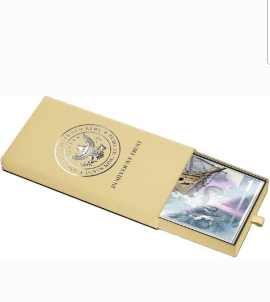 2026 Liberia The Kraken 1/10 oz .999 Silver Note Limited Edition