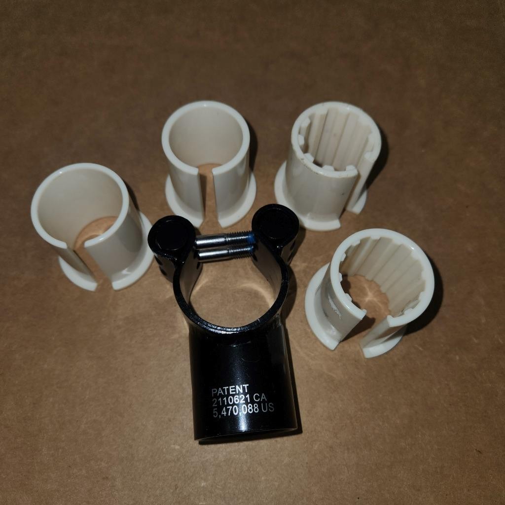 Adams Trail-a-Bike Replacement Block Sleeve Hitch 4-Shims Post '98 for 25.4-32mm