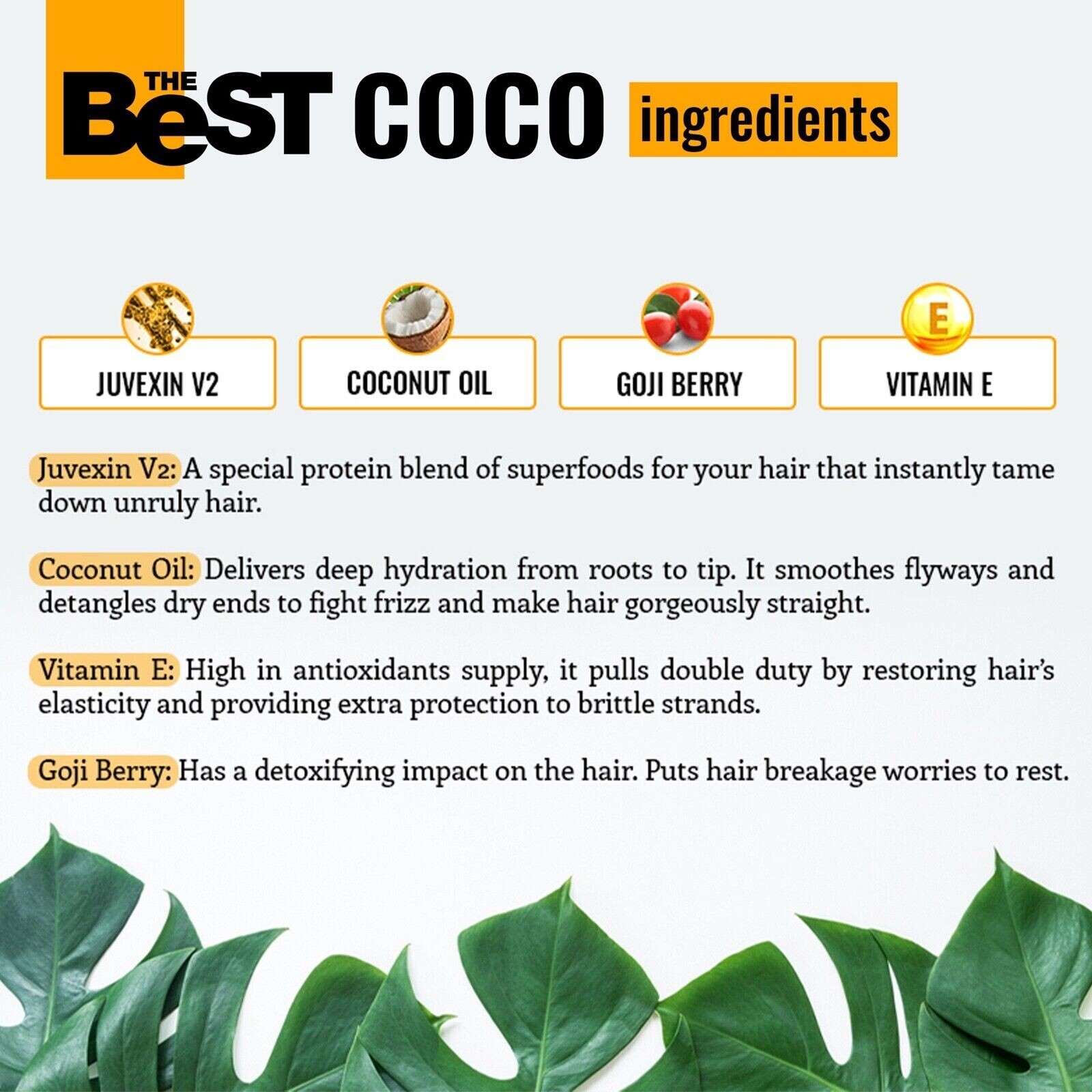 GK HAIR The Best COCO Vegan Keratin Brazilian Treatment Silky Smoothing 3.4 Oz