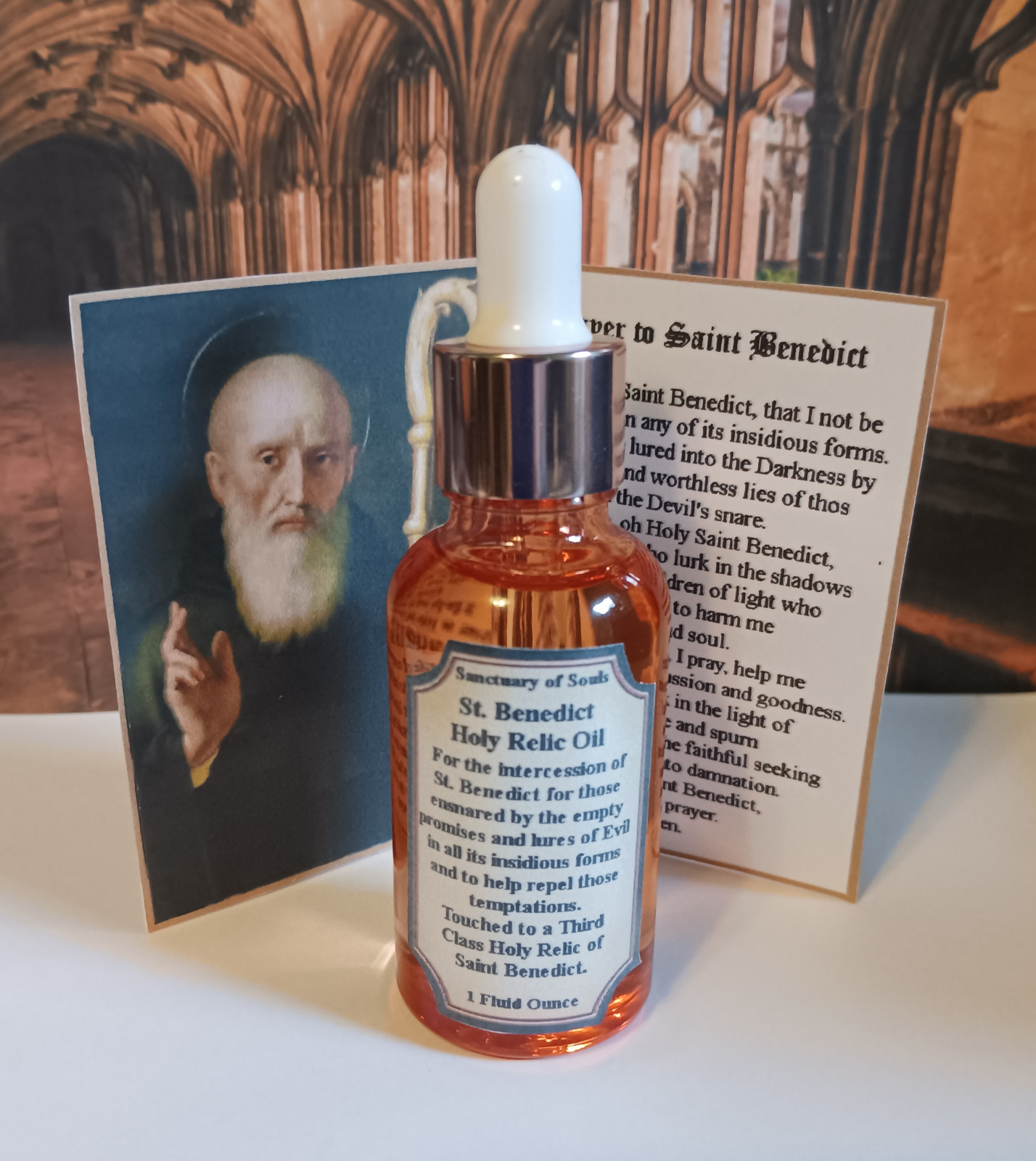 Saint Benedict Holy Relic Oil-Protection against Evil in all Its Forms