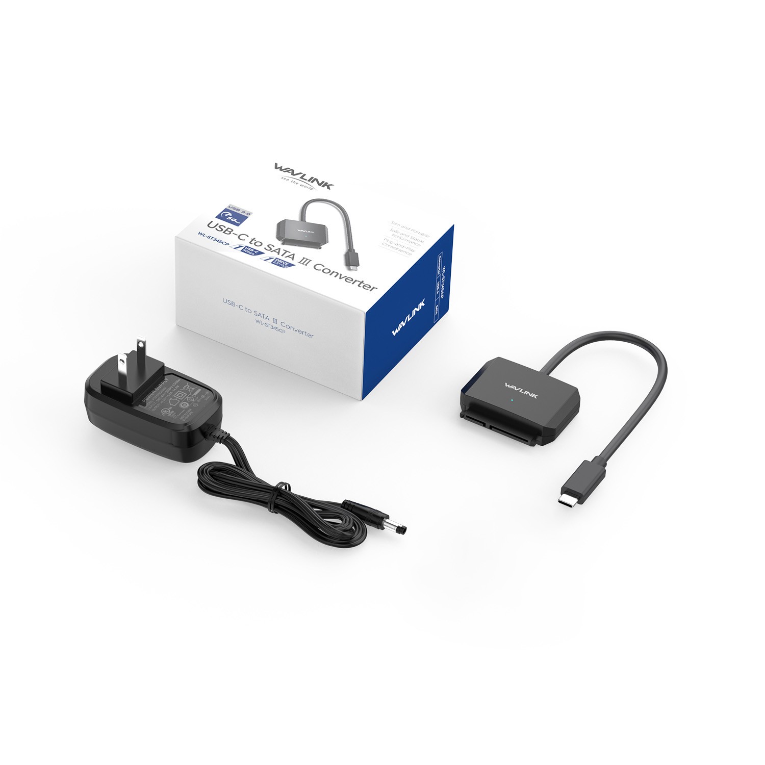 USB C to SATA III Hard Drive Adapter Cable SATA to USB C 5Gbps Converter