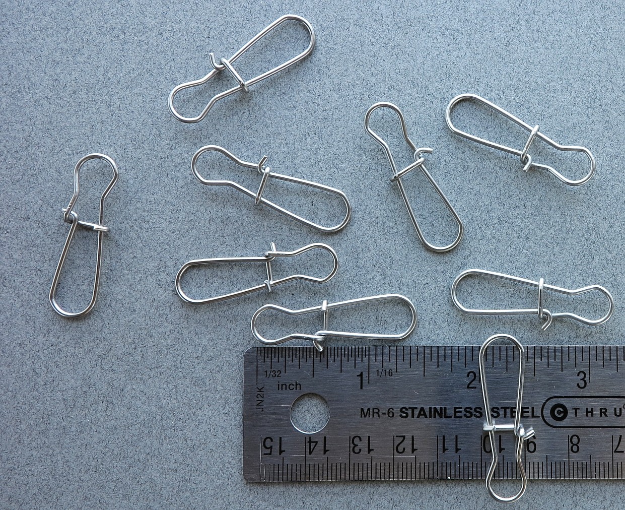 SIZE #6 Duo Lock Snaps 50 Count Pack Stainless Steel USA MADE Fishing Tackle