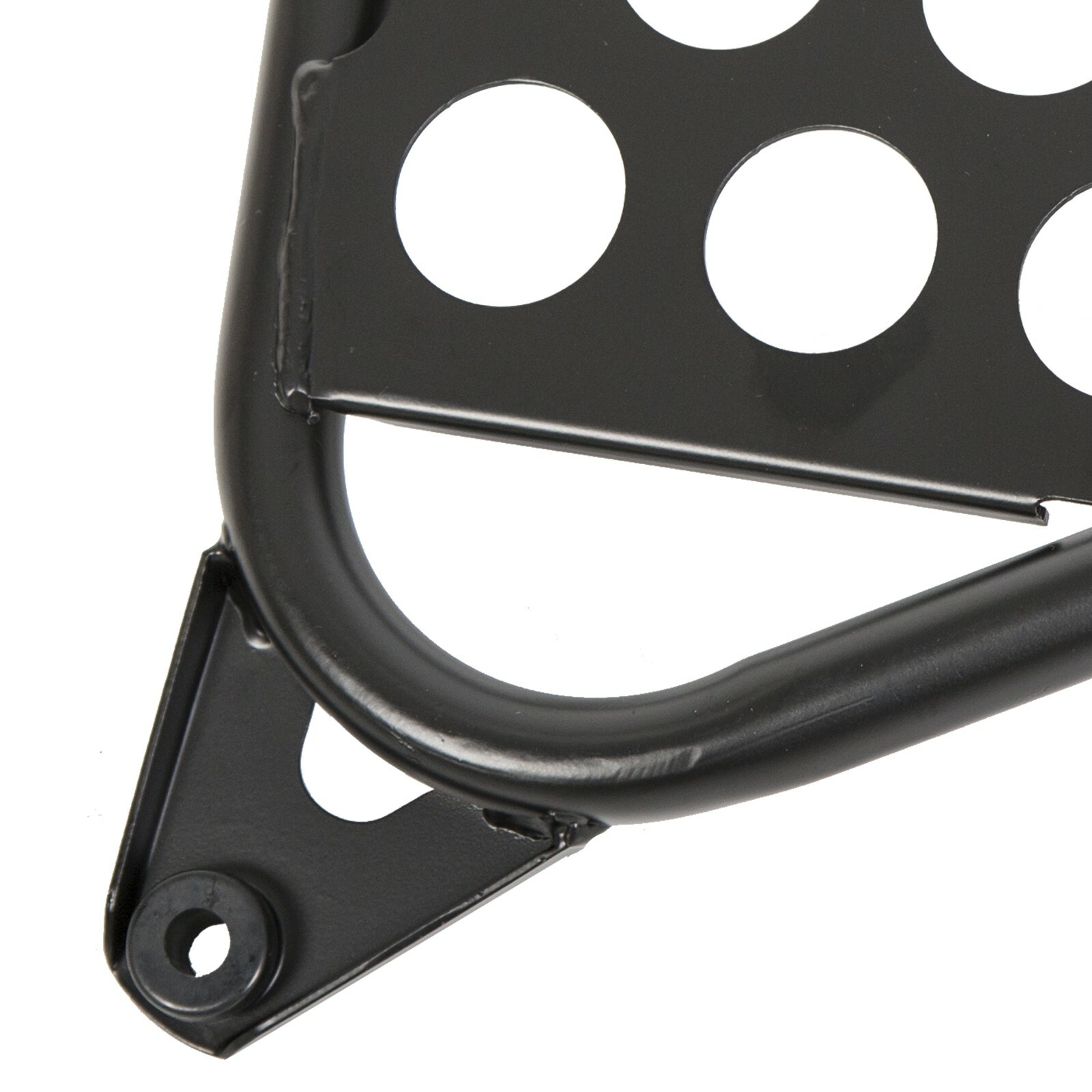 Black Heel Guards Footrest Fit Yamaha 87-06 Banshee 350 Left + Right Nerf Bars