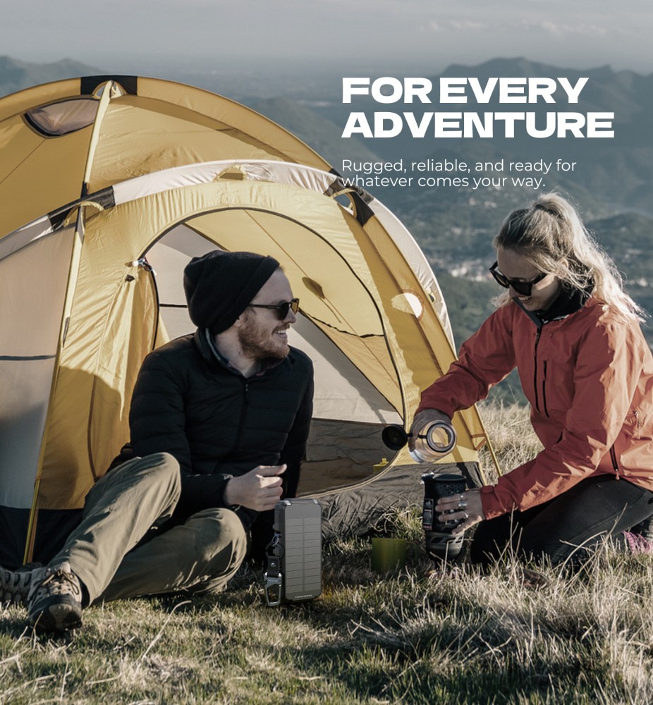 DEXNOR Solar Charger Power Bank 27,000mAh Battery Portable Wireless Chargers