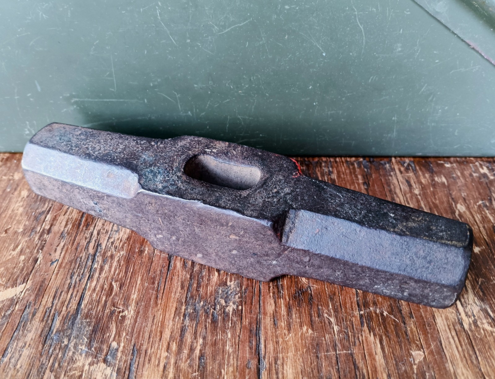Vtg. Stacey Bros Railroad Spike Hammer Punch Blacksmith Anvil Forge Tool Heller
