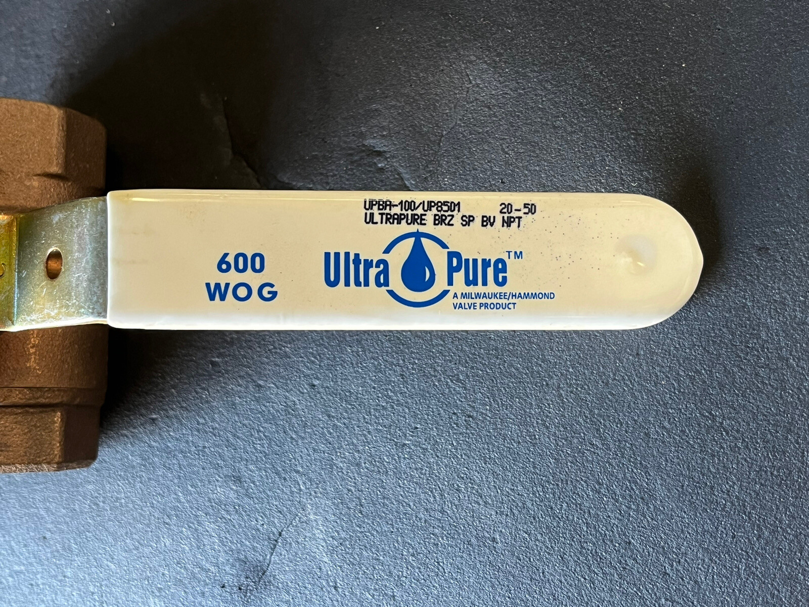 1-1/2" FNPT Lead-Free Bronze Std. Port Ball Valve 150 WSP 600 WOG, MADE IN USA