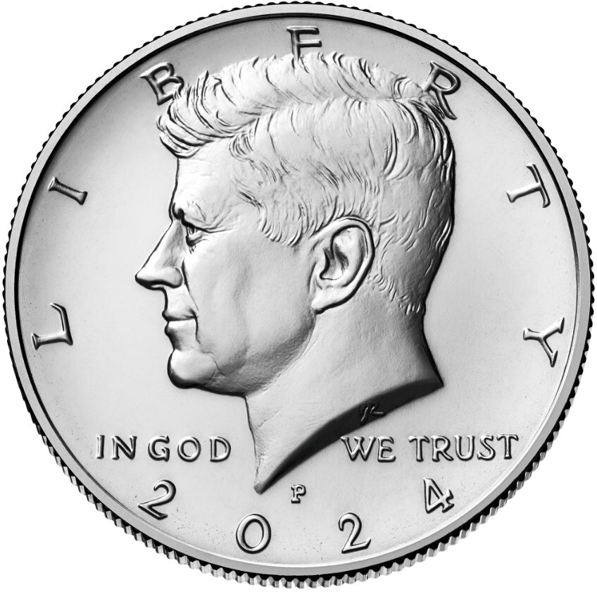 2024 P D Kennedy JFK Half Dollars -TWO (2) COINS SET - 50 cents