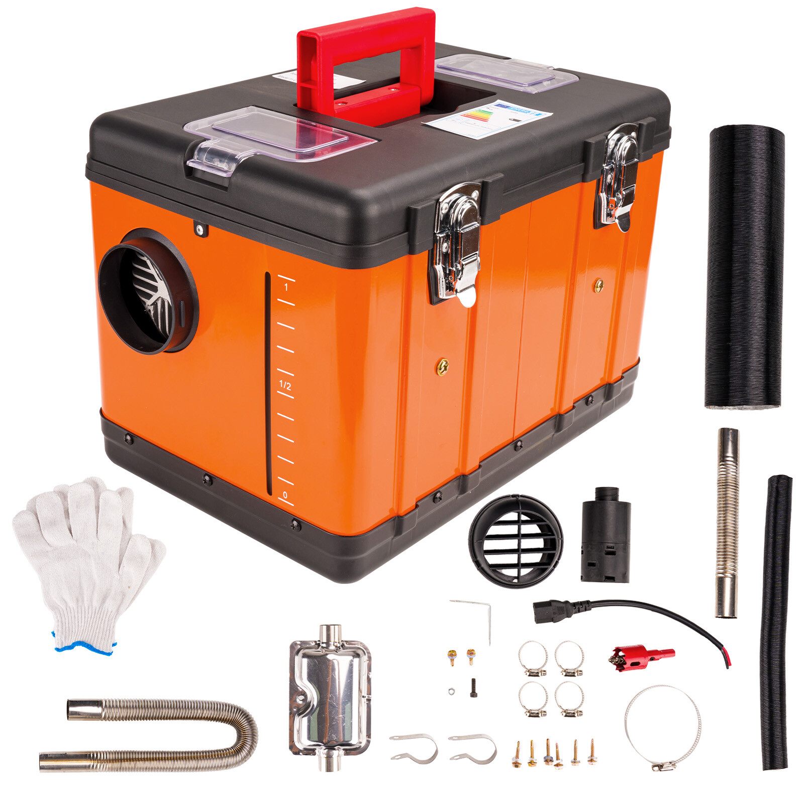 Diesel Air Heater 12V 110V 5KW Portable Toolbox Night Heater Fit For Car Camper