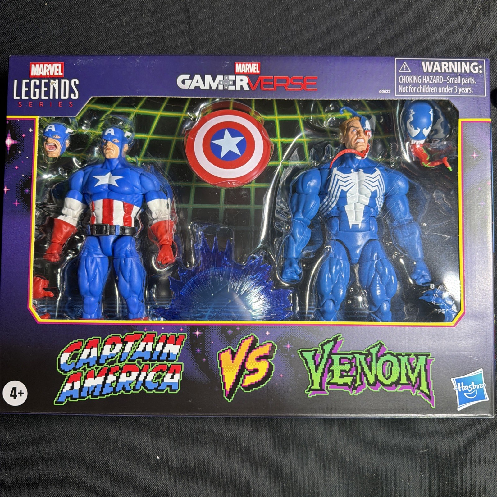 Marvel Legends Gamerverse Captain America vs Venom 6" Action Figure 2-Pack New!