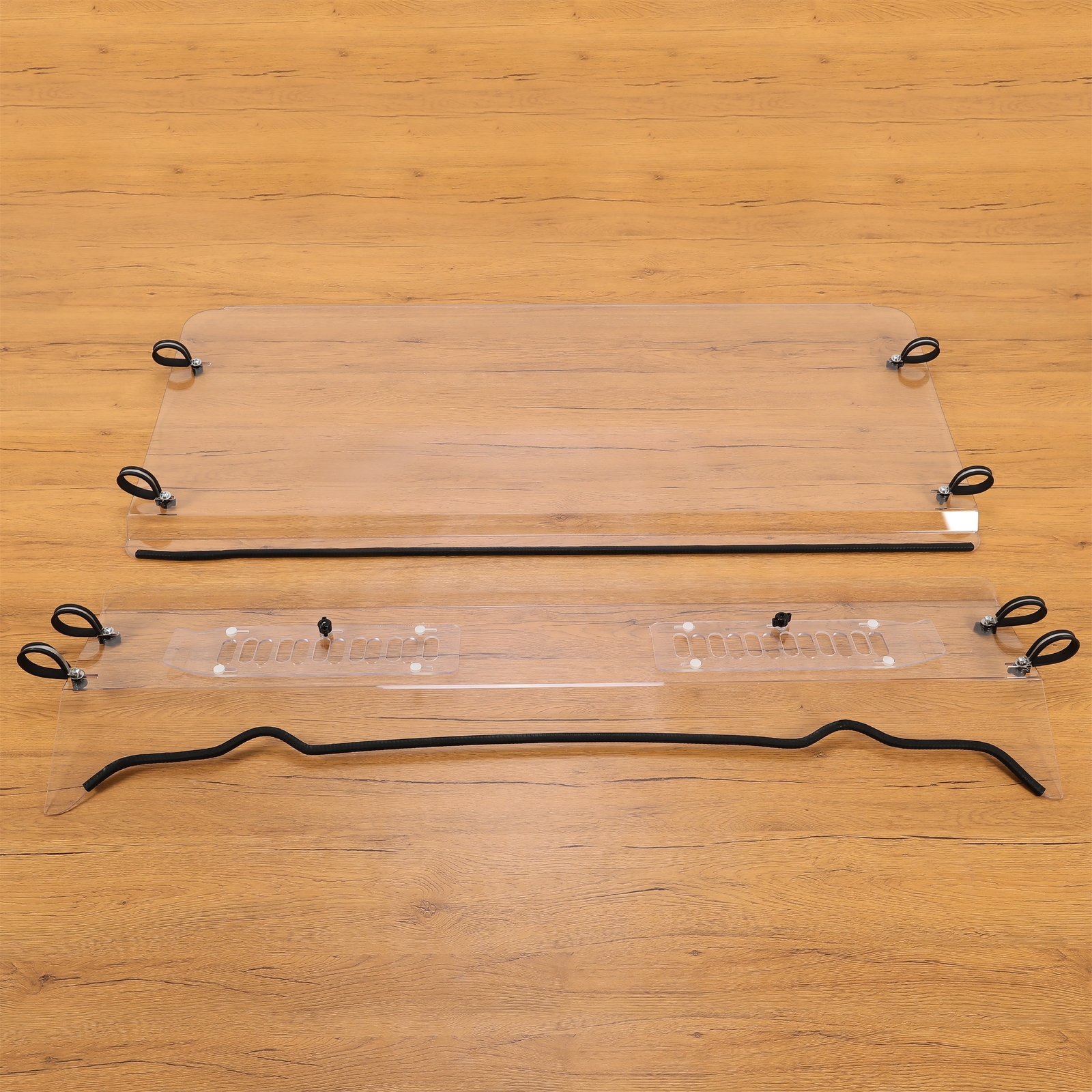 Clear Front Vented Windshield For Polaris Ranger XP 500/ 700 800/ 570 Full Size