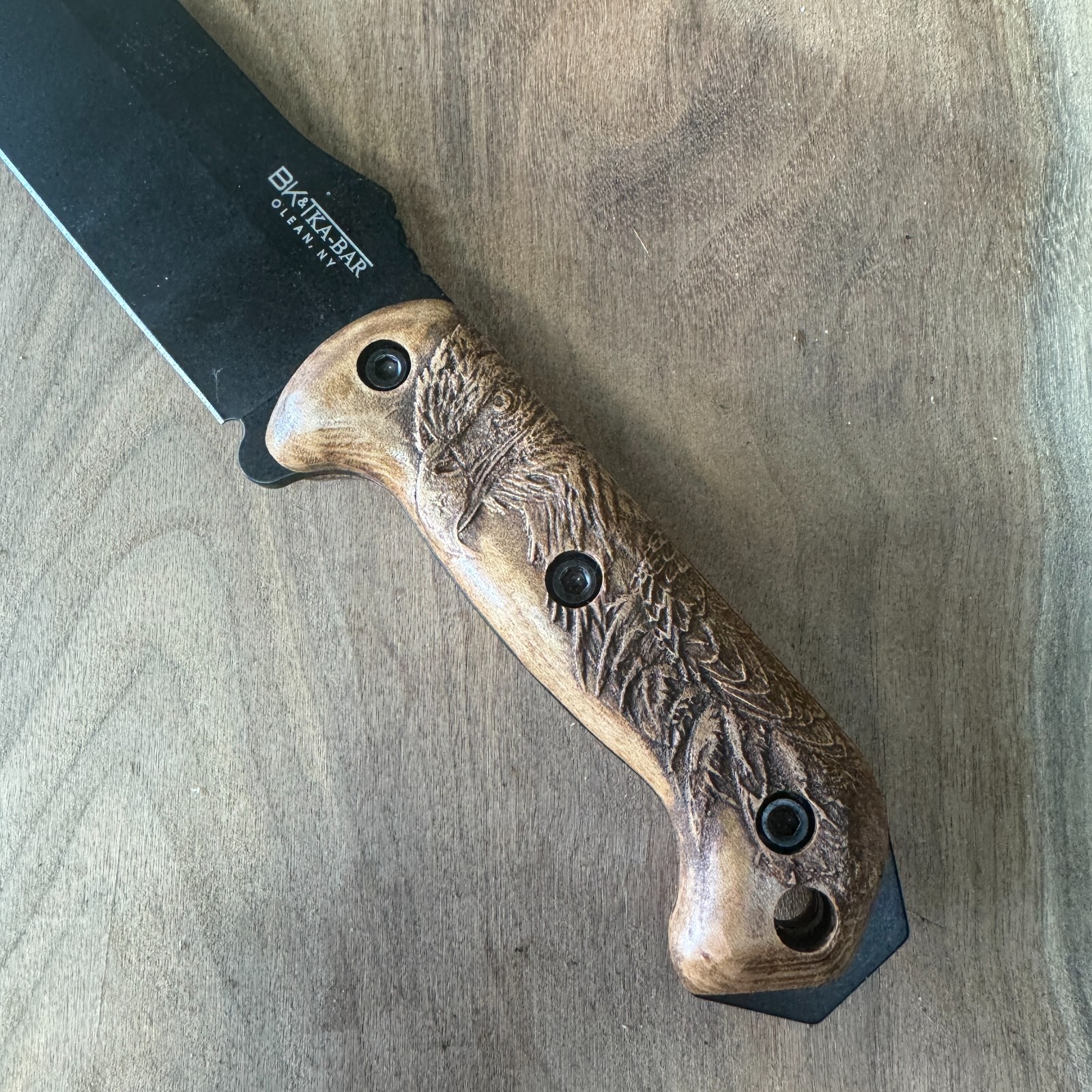 Eagle scales for Ka-Bar Becker bk-2 bk-7 bk-9 / custom scales / made in USA