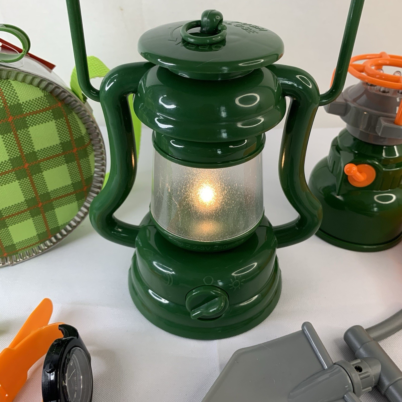 Kids Pretend Play Set Camping Set Lantern Watch Lot Toddlers Preschool