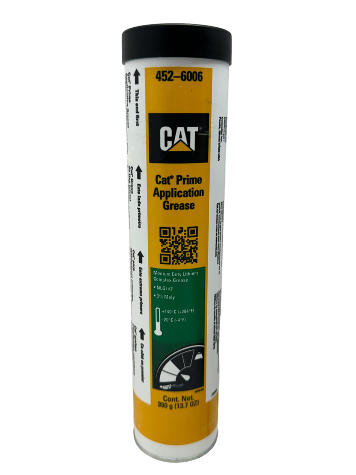 Cat 452-6006 Prime Application Grease NLGI #2, 3% Moly, 13.7 oz. | 10 Cartridges