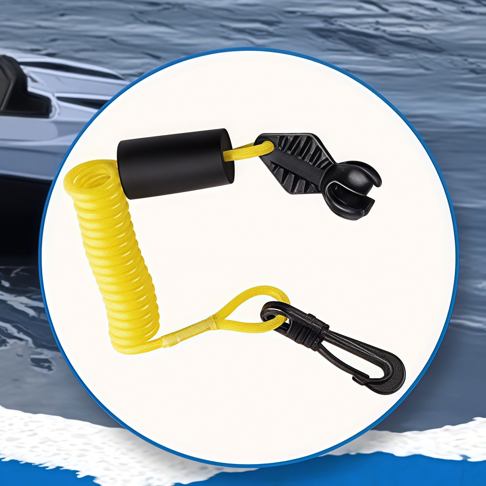 S278002843 278003410 Safety Lanyard Tether Key For 2014-2024 SeaDoo Spark 900