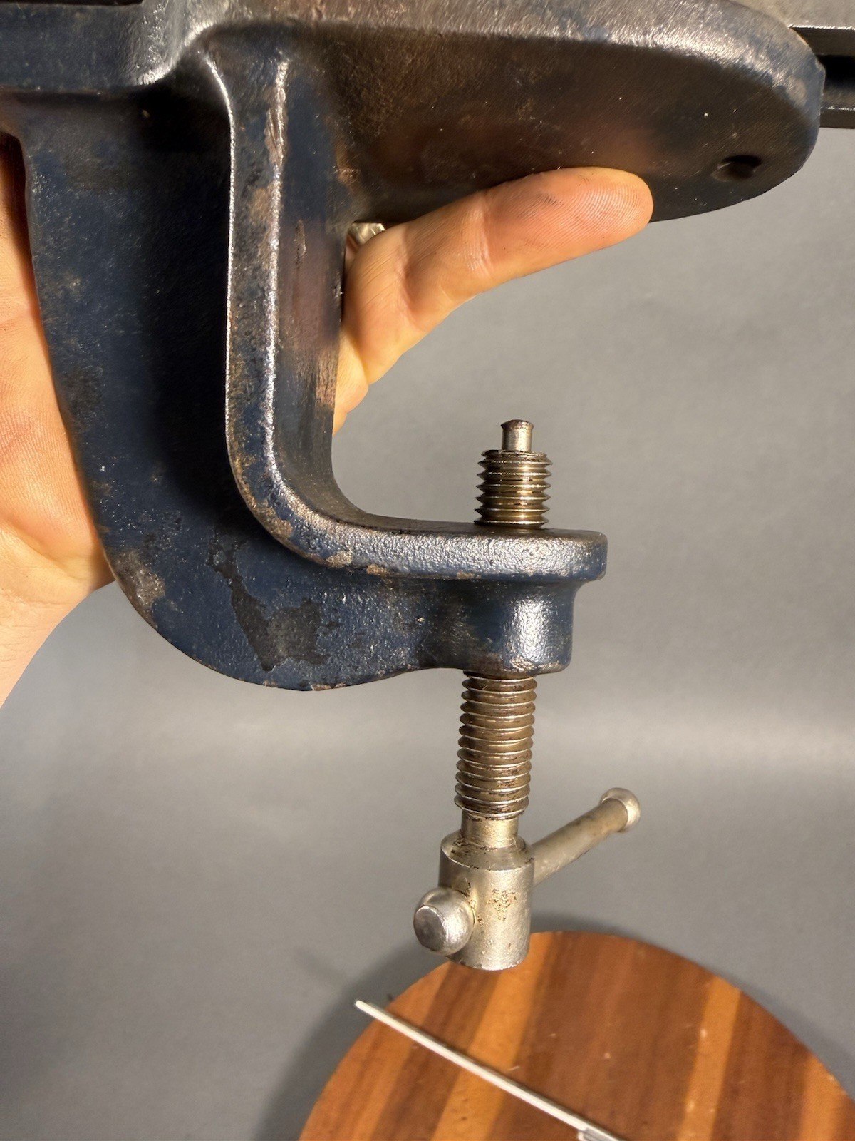 Vintage Stanley 3" Clamp-on Bench Vise No. 766 Made in USA