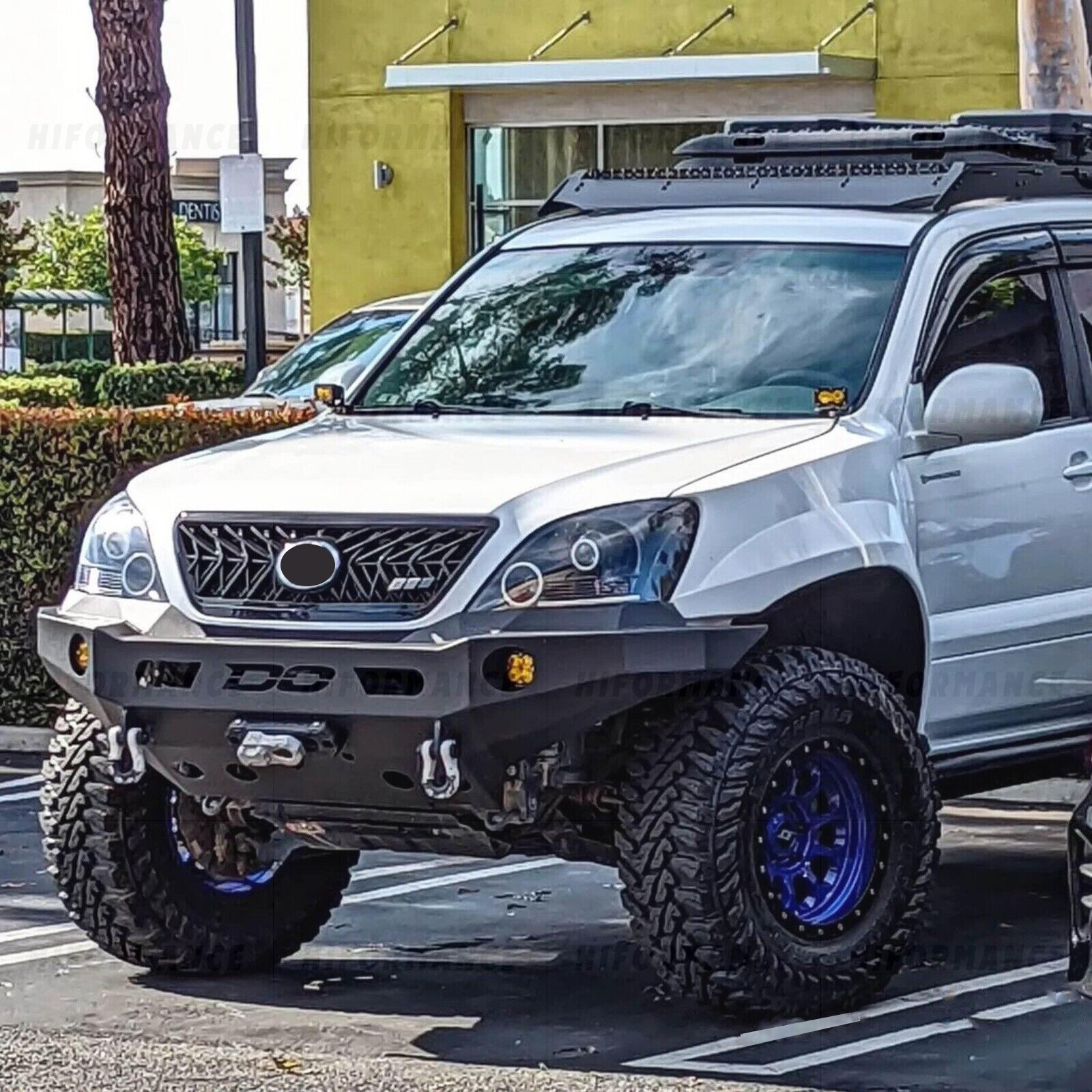For 2003-2009 Lexus Gx470 Front Grille Grill Glossy Black F-Sport Style US STOCK