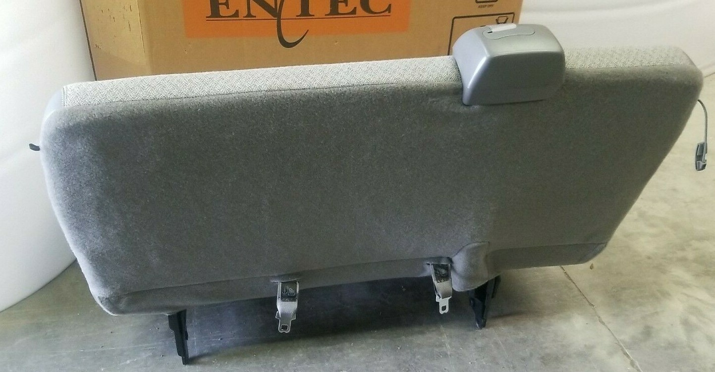 11-20 Chevy Express/GMC Savana Van 2nd/3rd row 3-passenger Gray Cloth Bench