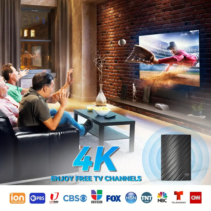 5600 Miles Digital TV Antenna 1080P 4K Waterproof HDTV Amplified Outdoor Indoor