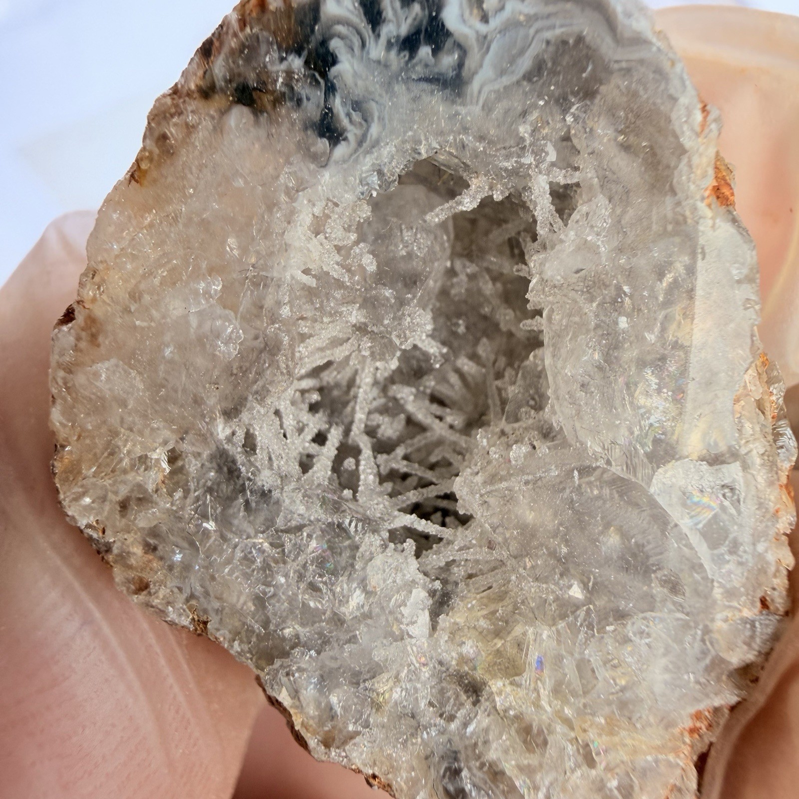 Rare Mini Occo Geodes from Brazil – Half lb Bulk Lot (9-12 Pieces)