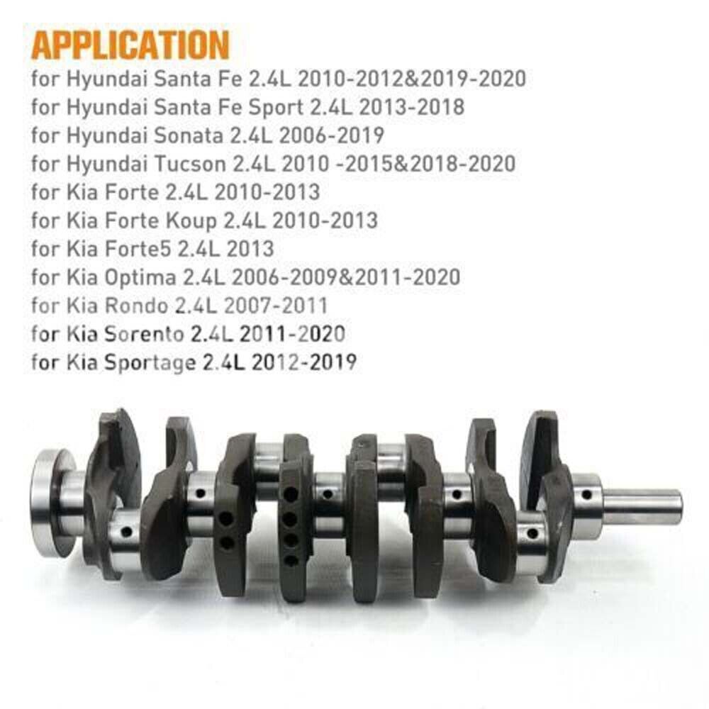 Crankshaft Rods Bearing Kit Fits For Hyundai Sonata Kia Forte Optima 2.4L DOHC