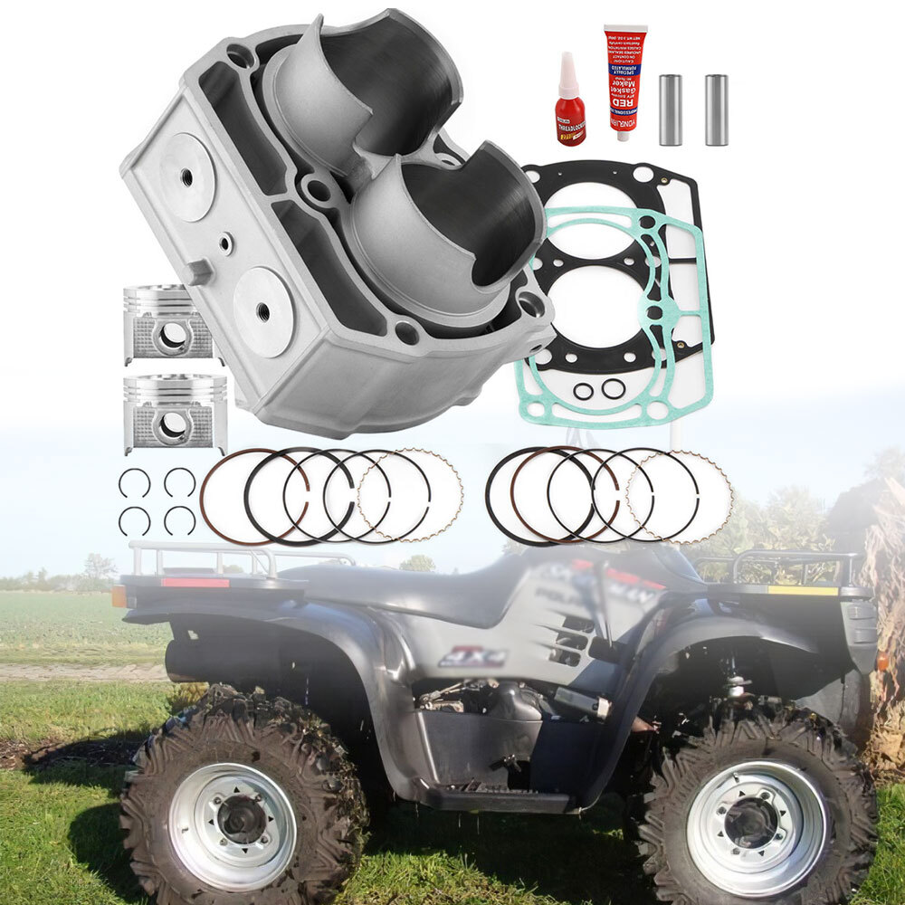 Top End Rebuild Kit Cylinder Gasket Piston For Polaris Sportsman 700 2002-2007
