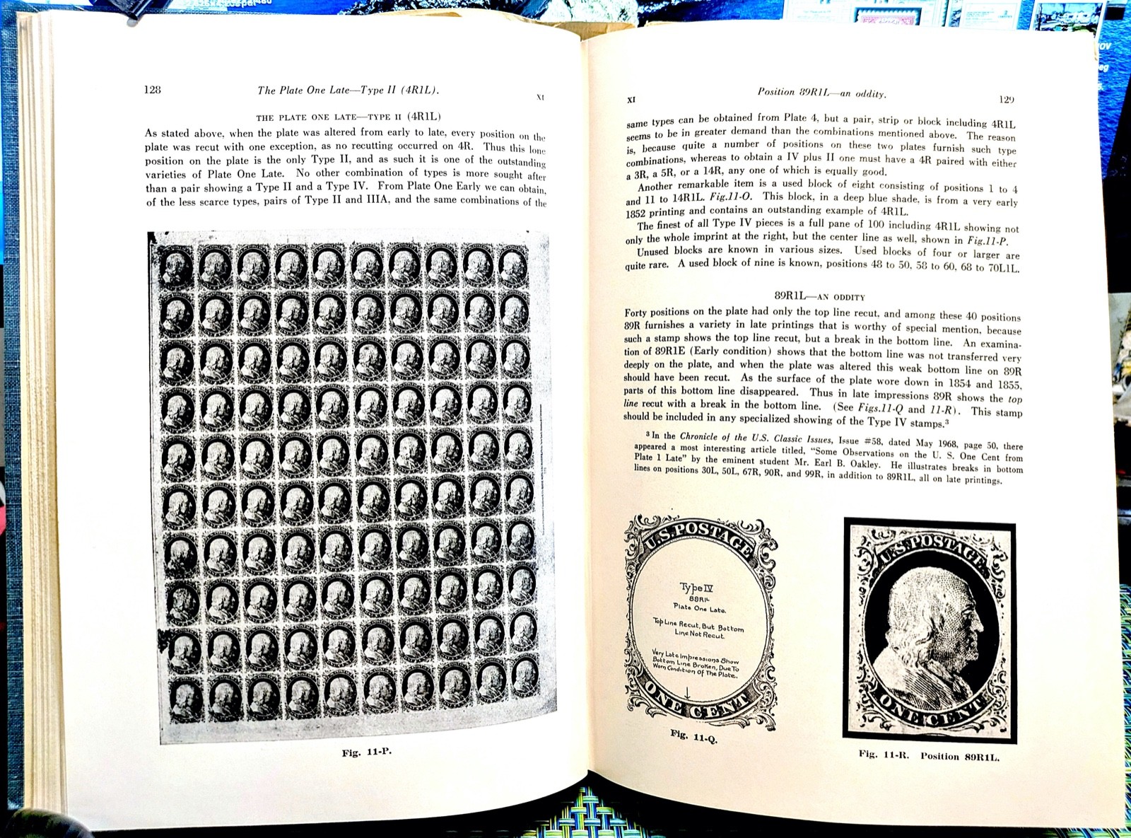 The United States One-Cent Stamp of 1851 to 1861 by Mortimer L Neinken