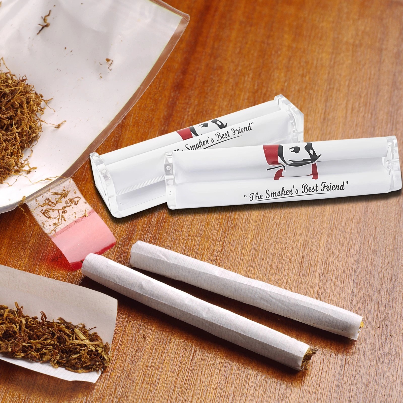 ZIG ZAG 78mm Plastic Easy Handroll Cigarette Rolling Tobacco Machine 2pcs