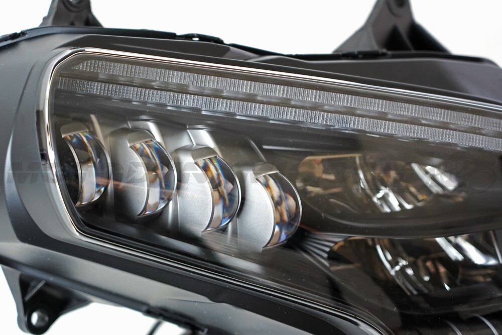 Full LED Projector Head Light + DRL Switchback Signals For Honda Gold Wing 01-17