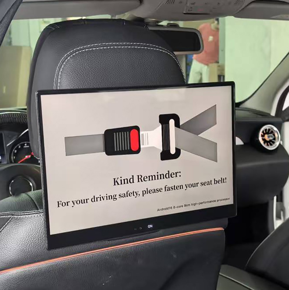 For Audi Q7 2019 Car TV Headrest Player Rear Monitor Video HDMI WIFI Android 16