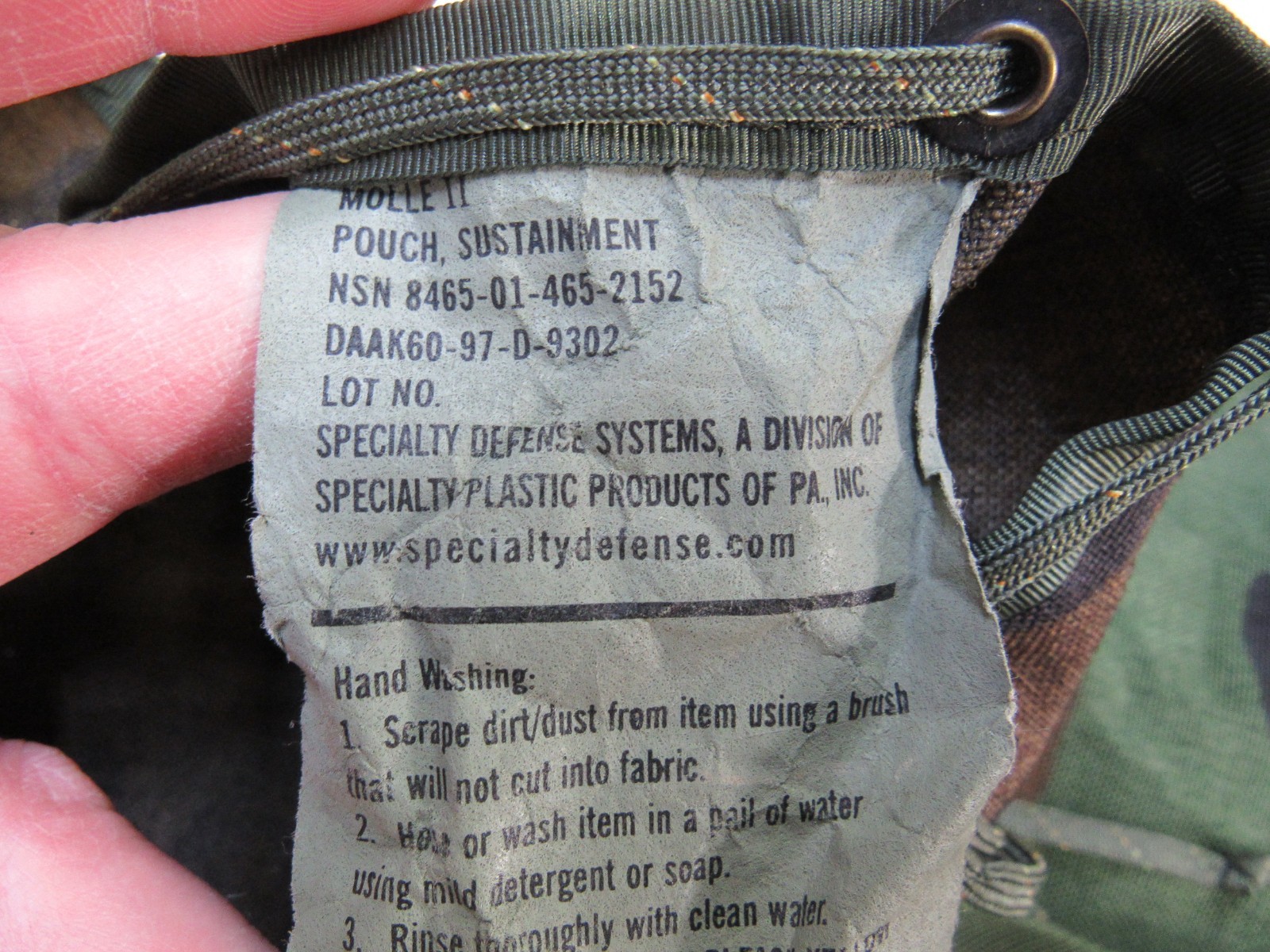 US Military Woodland Camo Sustainment Pouch Molle II