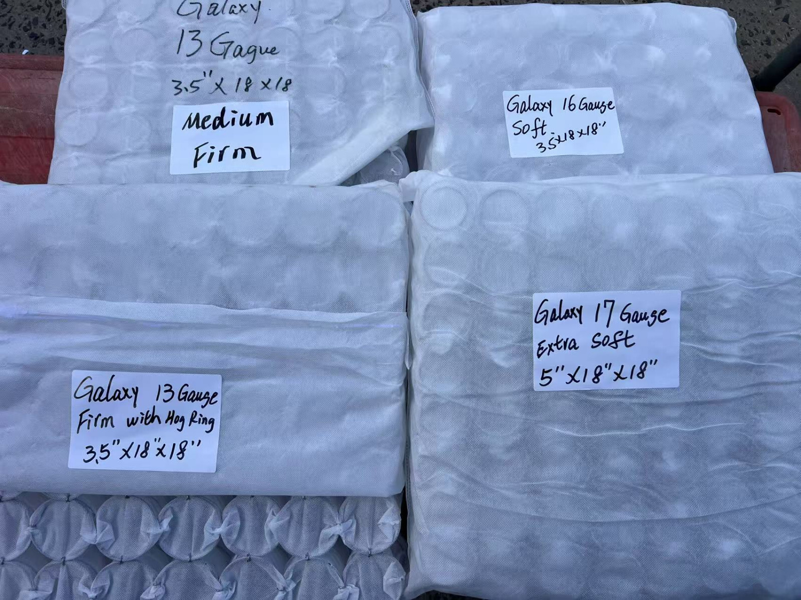 Upholstery 13 Gauge, Pocket Spring Unit, Marshall Spring Unit, Innerspring